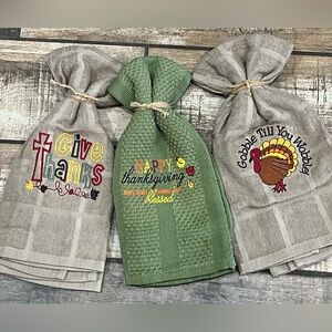 Thanksgiving/Fall set (3) decorative towels